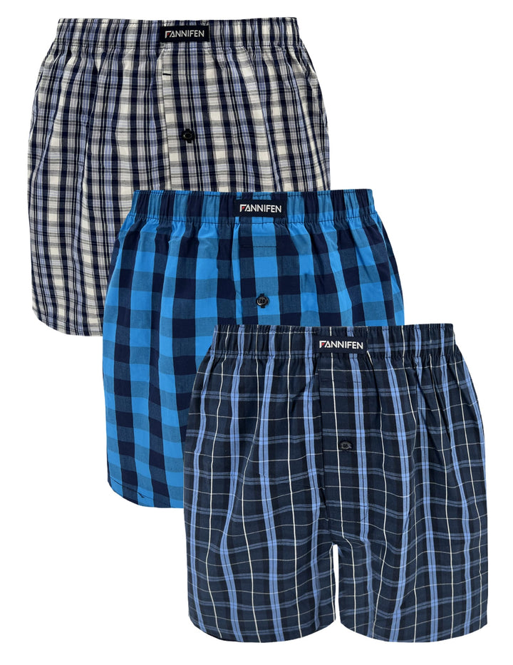 FANNIFEN Men's Striped Shorts FAN-J20201 - 3 pieces per pack