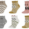 Damen-Knöchelsocken CW405, 6 Paar