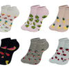 Damen-Knöchelsocken FRÜCHTE CW396 6 Paar