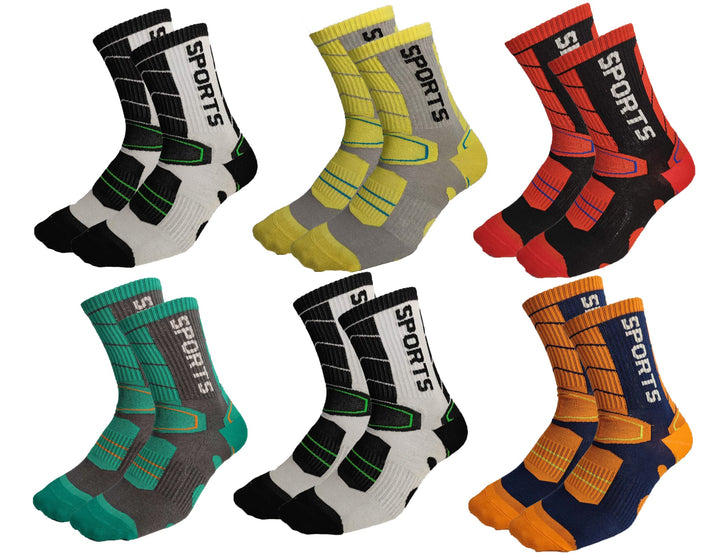 Women's sports socks S6205 6 pairs