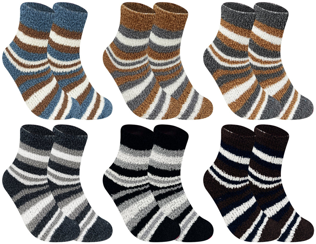 Boys' furry thermal socks QM9204 - 4 pairs