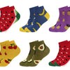 Damen-Knöchelsocken FRUCHT CW413, 6 Paar