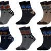 Jungen-Thermo-Wollsocken, weich, atmungsaktiv, umweltfreundlich, BASKETBALL QM36, 6 Paar