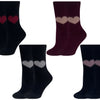 Flauschige Thermosocken für Damen LY215, 4 Paar