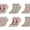 Damen-Knöchelsocken FRÜCHTE ET35026 - 6 Paar