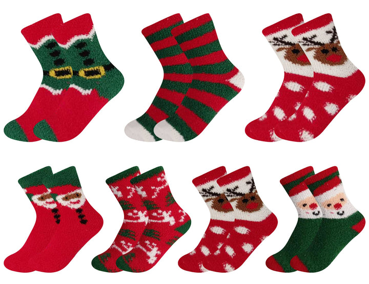 Women's Christmas thermal socks H5511 6 pairs