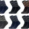 Herren-Thermosocken mit Fellfutter ZWD-1301, 6 Paar