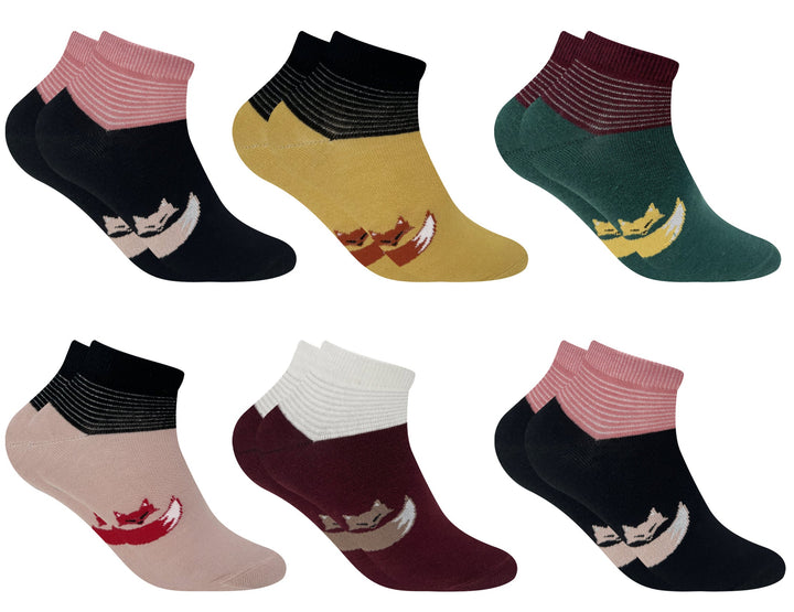 Women's ankle socks FOX CW341 - 6 pairs