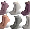 Damen-Knöchelsocken Z875 - 6 Paar