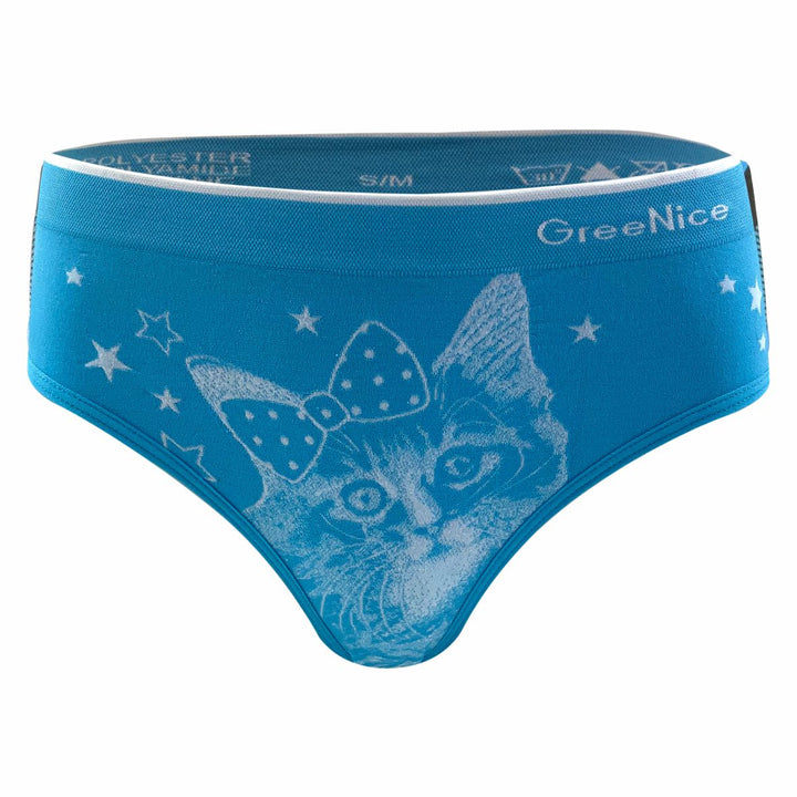 Seamless panties Cats GREE-3944 - 3 pcs in a pack