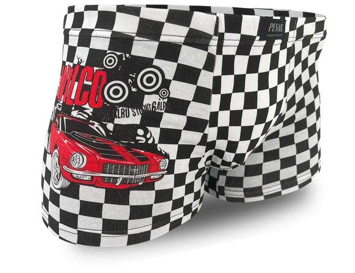 Teen checkered boxers U1113 - 4pcs in a pack