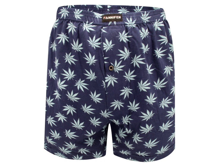 Men's shorts with leaf design HF024 - 4 pcs in a pack