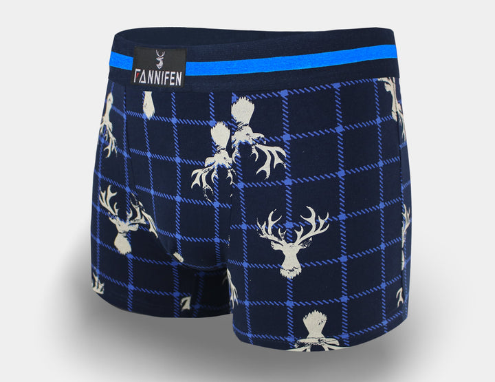 Men's cotton boxer briefs DEER G5116A - 4 pcs in a pack