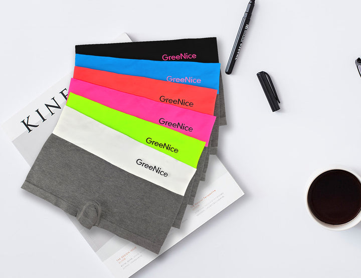 Women's seamless comfortable breathable light soft boxer shorts GREE-3886 - 3 pieces per pack