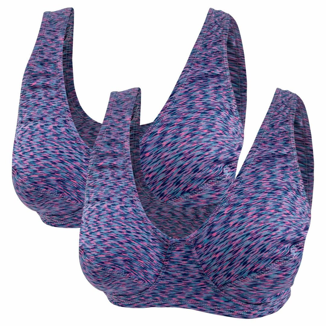 Bra without padding and underwire FAN-159 2pcs