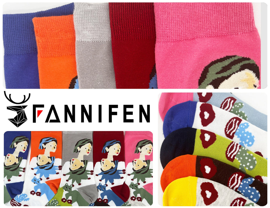 Women's funny socks DB600 6 pairs