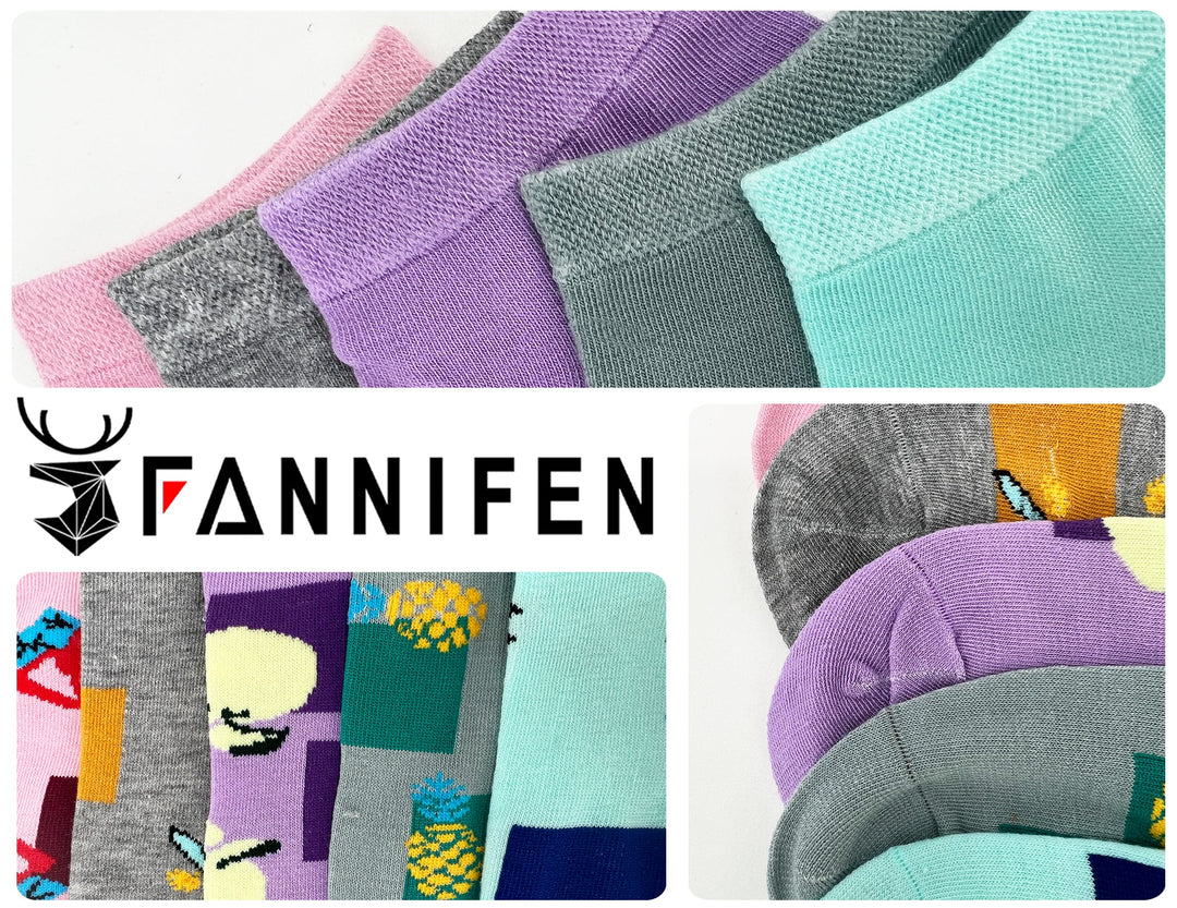 Women's ankle socks XW2671 6 pairs