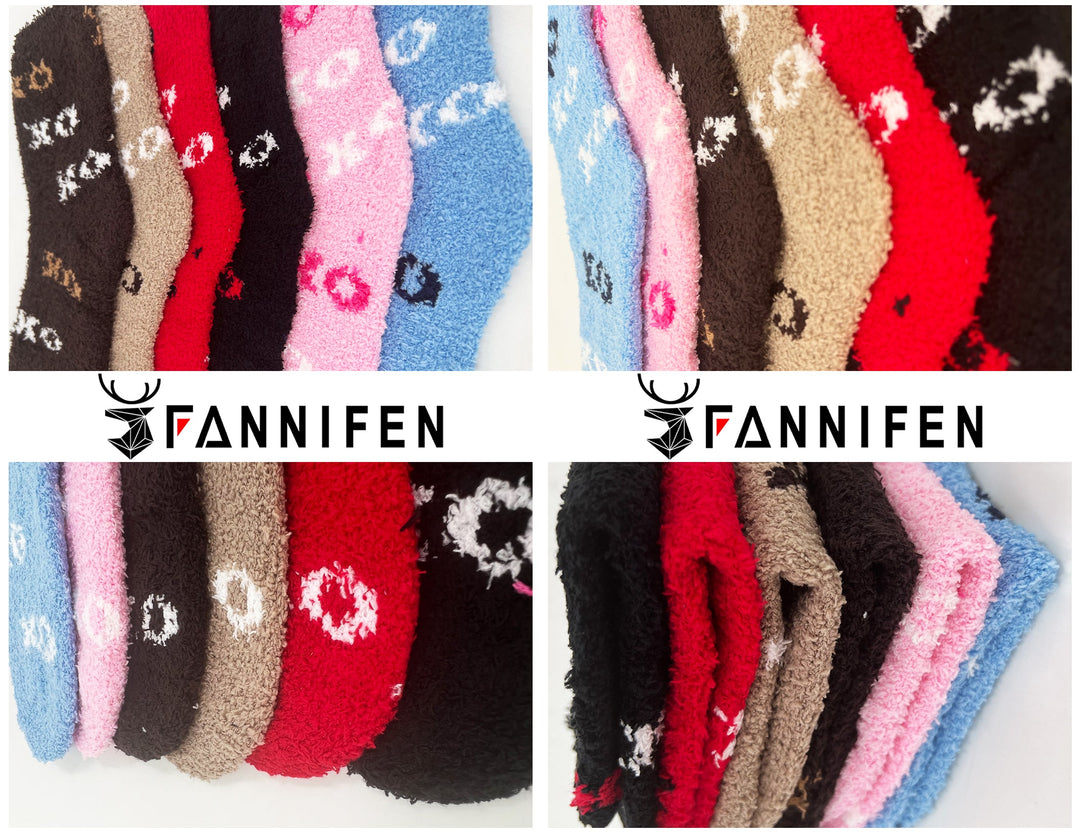 Women's furry thermal socks ZWD2307 6 pairs