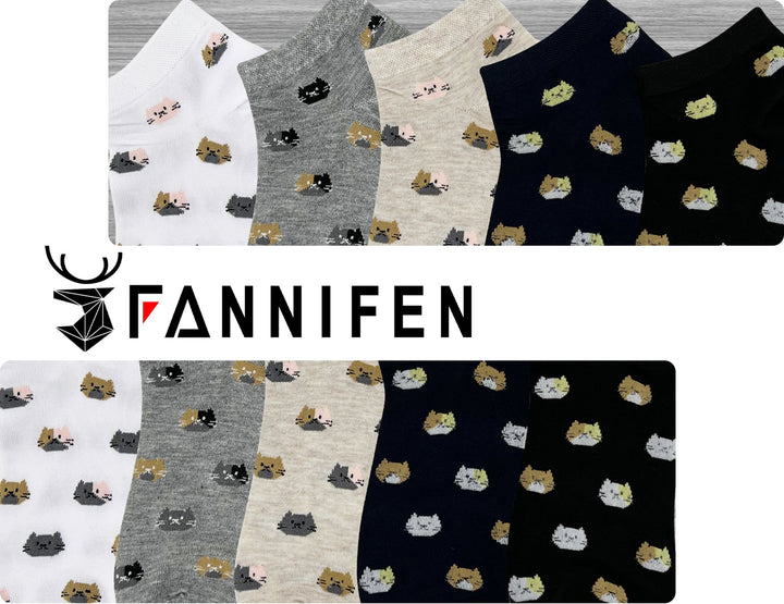 Women's ankle socks CATS XW2659 6 pairs