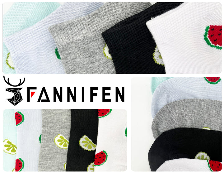 Women's ankle socks FRUIT XW2658 6 pairs