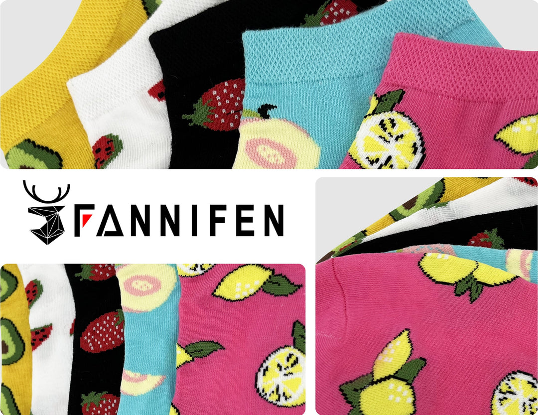 Women's ankle socks FRUIT CW414 6 pairs