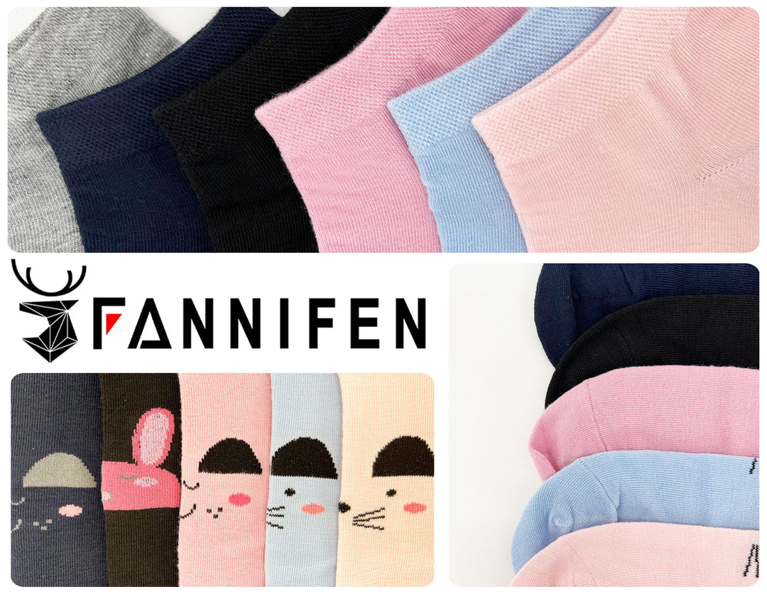 Women's ankle socks CARTOON XW2670 6 pairs