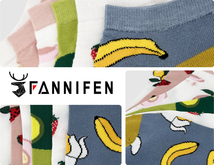 Women's ankle socks FRUIT CW415 6 pairs