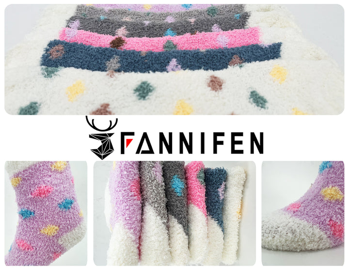Women's furry thermal socks DW9803 4 pairs