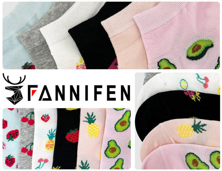 Women's ankle socks FRUITS CW396 6 pairs