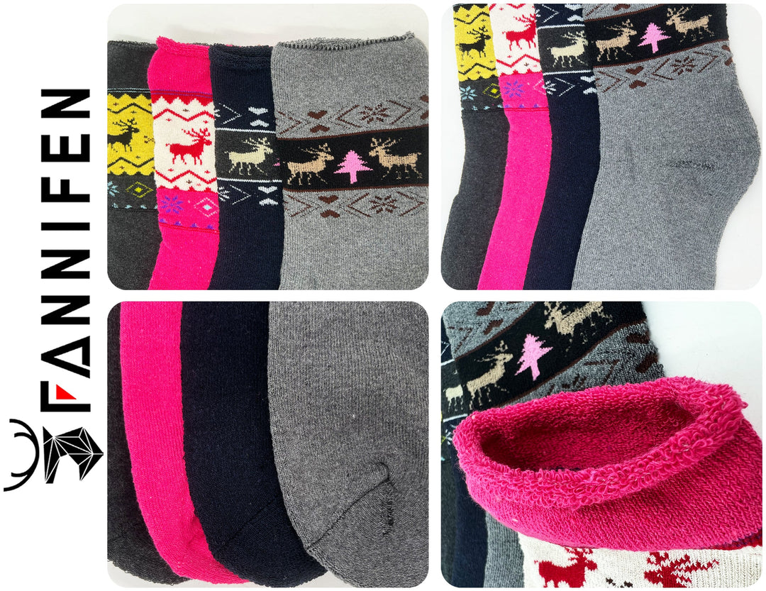 Women's medical thermal socks JW1107 4 pairs