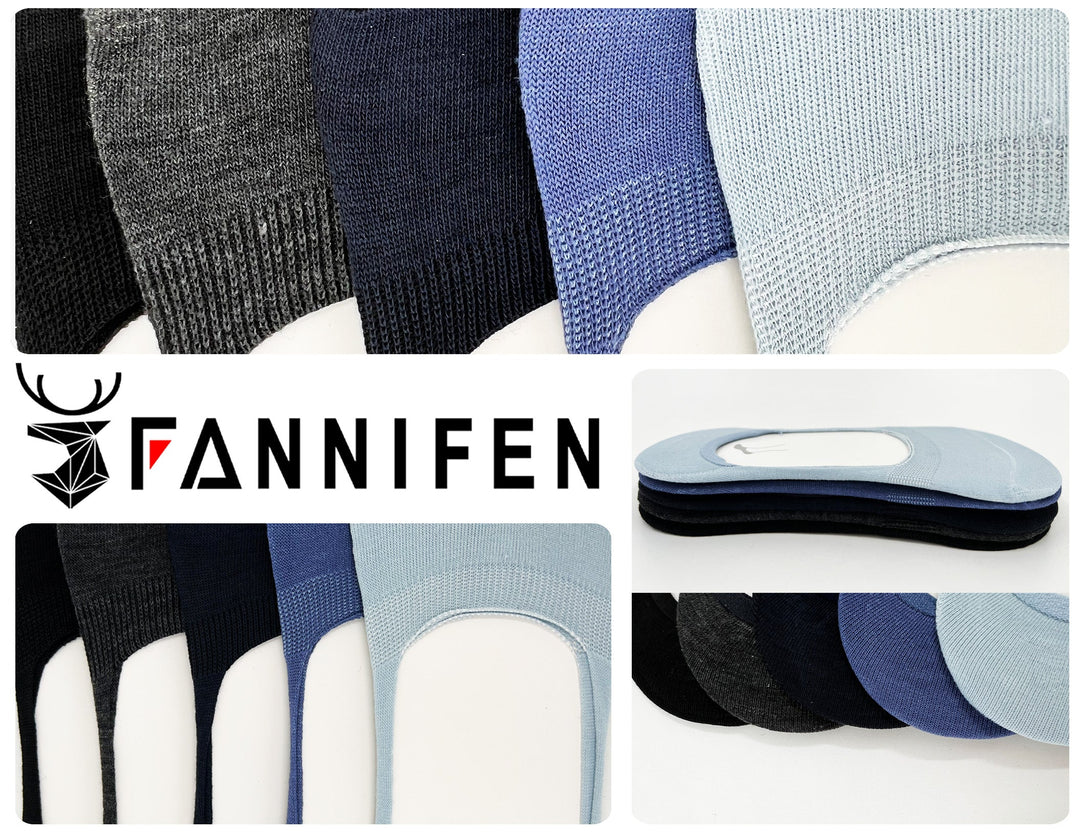 Men's solid color invisible socks ZUM11 - 5 pairs