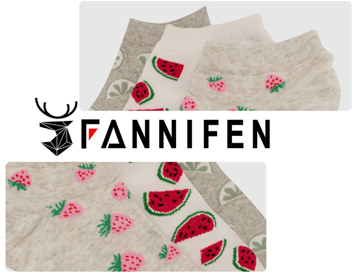 Women's ankle socks FRUITS ET35026 - 6 pairs