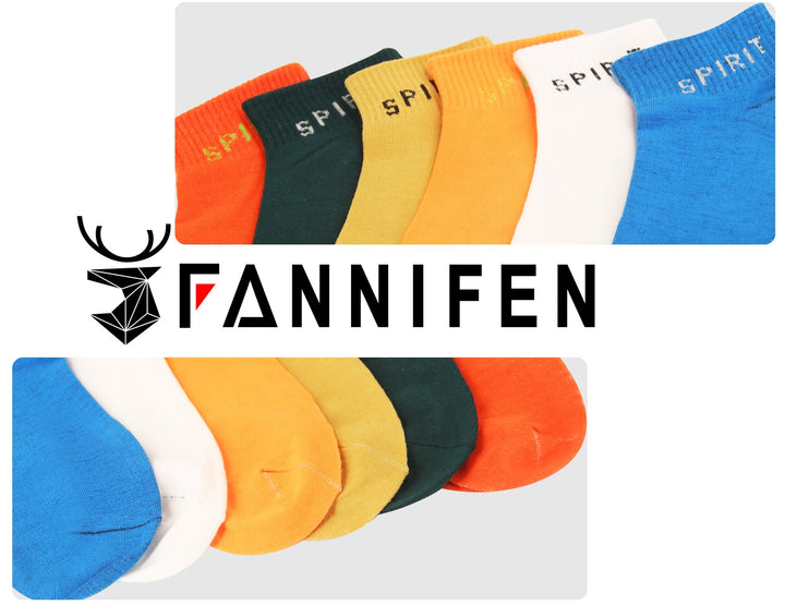 Women's solid-colored ankle socks ZMM-32606 6 pairs