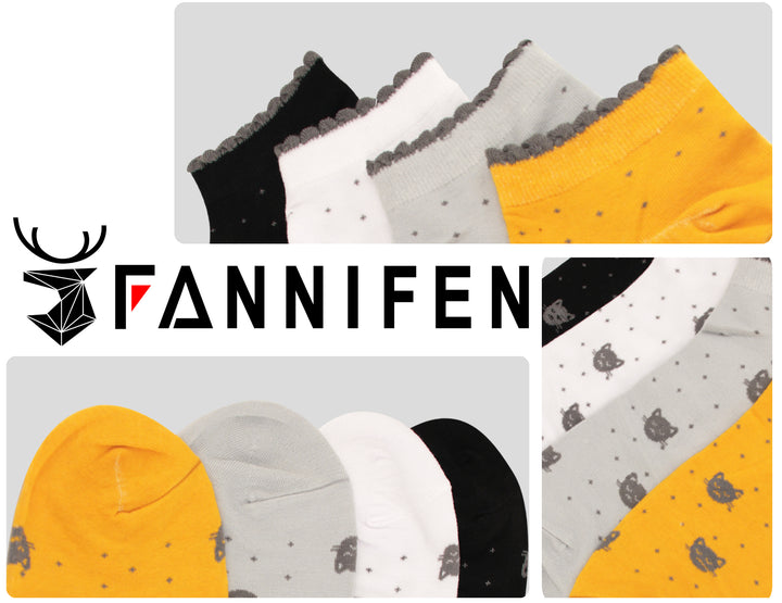 Women's ankle socks KOČKY IW5631 6 pairs