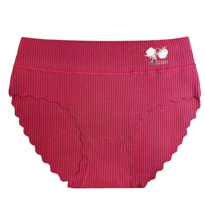 Women's solid-colored panties CZ8062 - 3 pieces in a pack