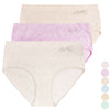 Women's high-waisted cotton panties LOVE CZ8079- 3 pcs in a pack