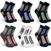 Men’s Ankle Sports Socks with Reinforced Heel & Toe S6107 – 6 Pairs