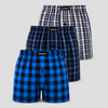 FANNIFEN Herren-Shorts mit Streifen FAN-J20201 – 3 Stück pro Packung