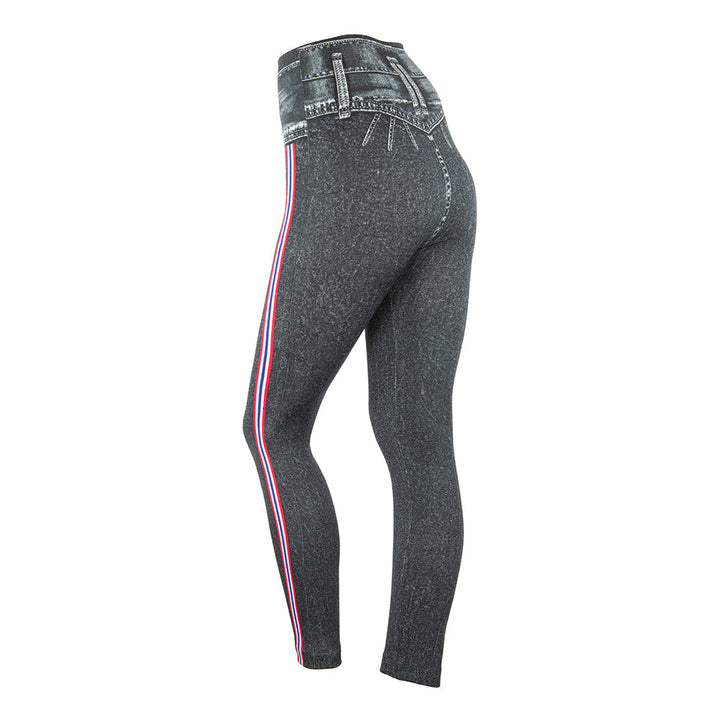 Slimming denim thermal leggings JMK007C