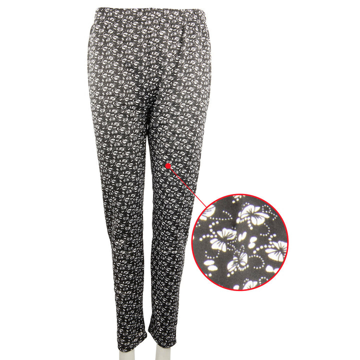 Women's thermal pants with butterfly pattern MK033B