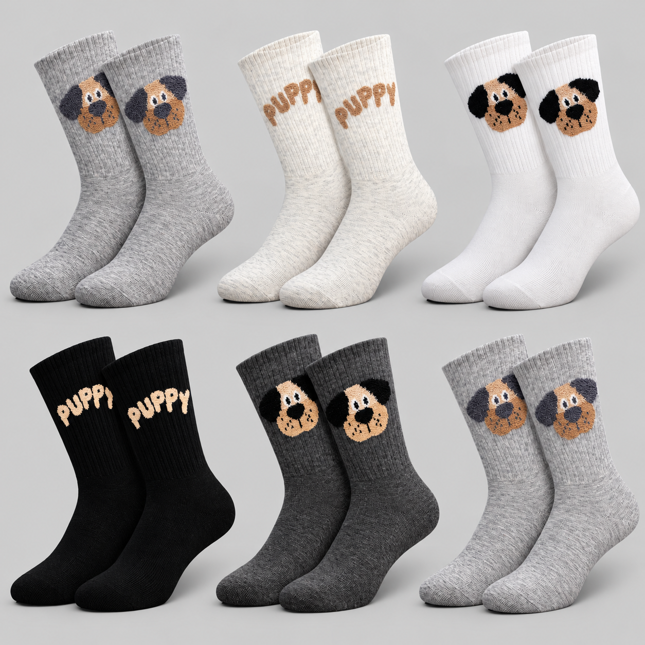 MX653 women's thermal puppy socks main