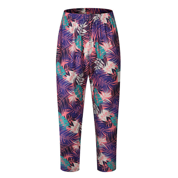 Women's capri leggings LEAVES J707B