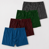 Herren-Boxershorts 4XL–7XL, gestreift, PE-341 – 4 Stück pro Packung