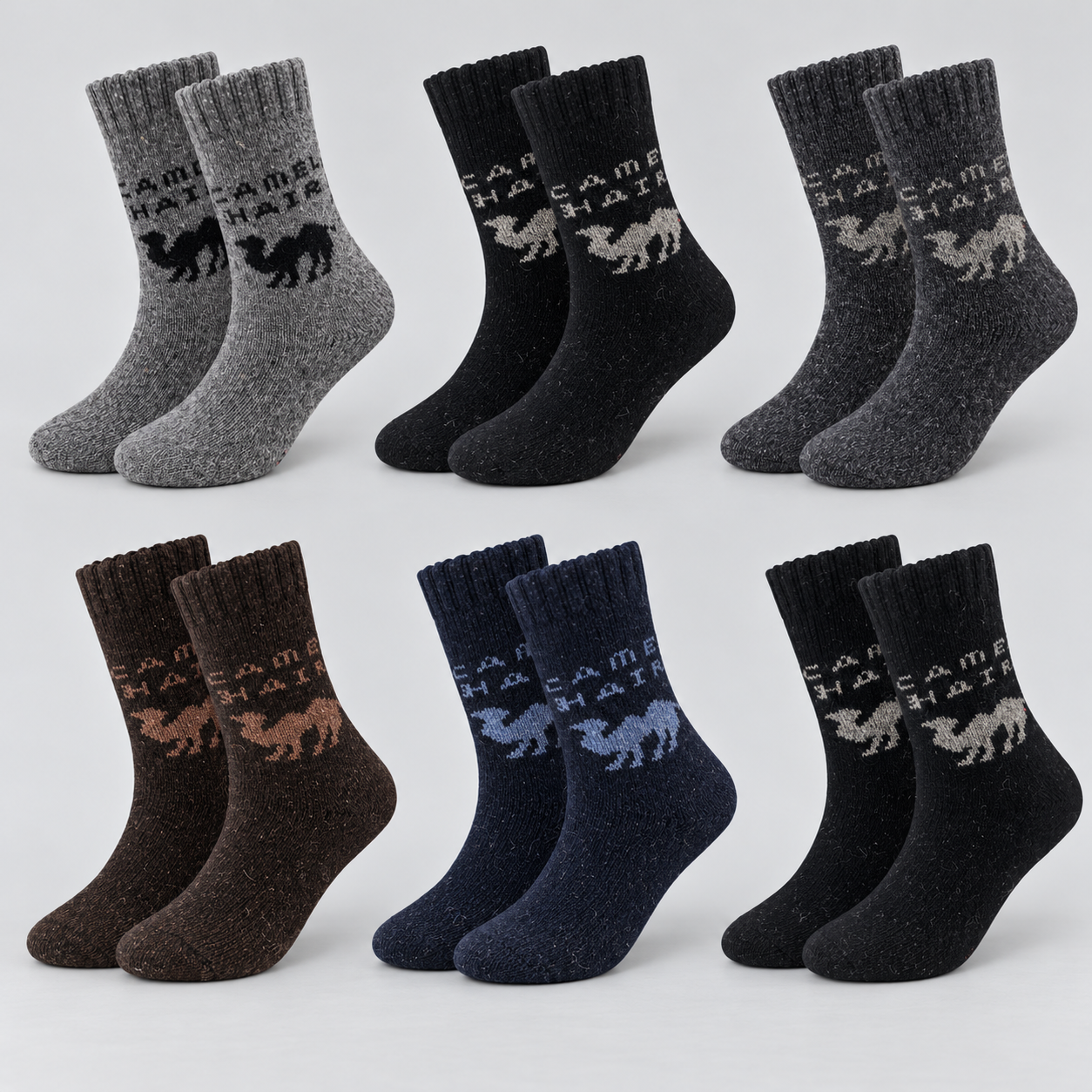 QM30 boys thermal camel pattern socks main