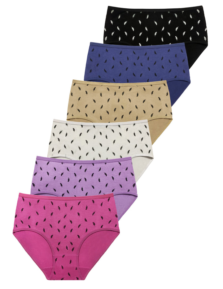 Women's high-waisted panties RM0031 - 3 pcs in a pack