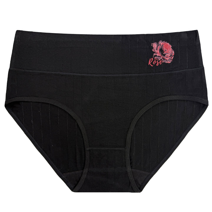 ROSE Women's High-Waisted Full Coverage Daily Breathable Smooth Seamless Panties RM0052 - 3 pieces per pack