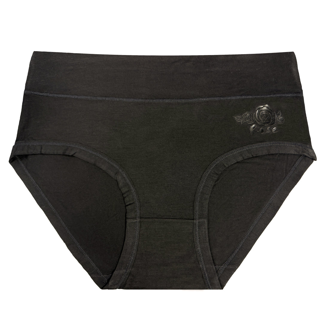 Women's high-waisted ROSE smooth breathable panties RM0054 - 3 pieces in a pack