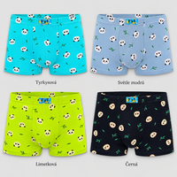 XQ2676 boys panda print boxer briefs colours