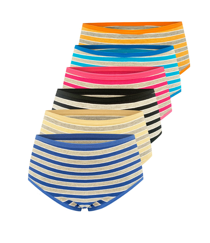 Women's panties Stripes YW4003 - 3 pieces in a pack