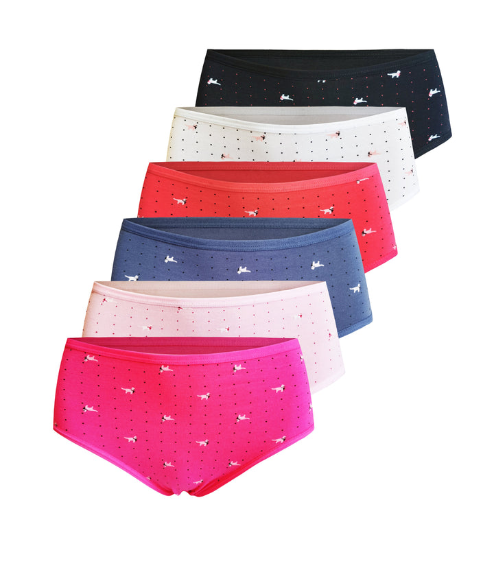 Women's cotton panties YW4135 3 pcs